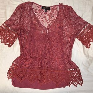 Shyanne Woman's western lace blouse